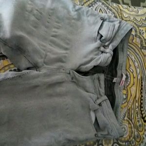 Tie diyed skinny jeans.